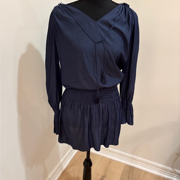 Elegant Navy Blue Women's dress - Picture 1 of 2